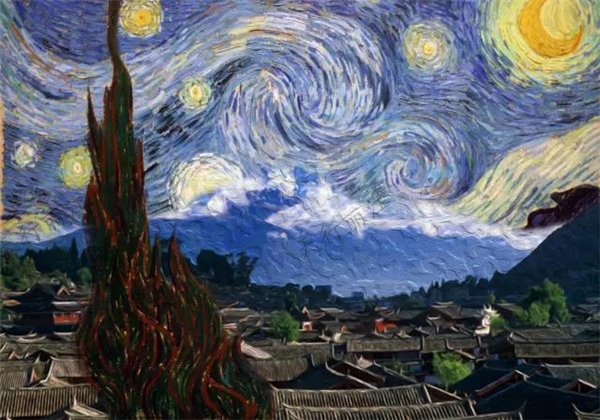 麗江與世界名畫有一次浪漫的邂逅！